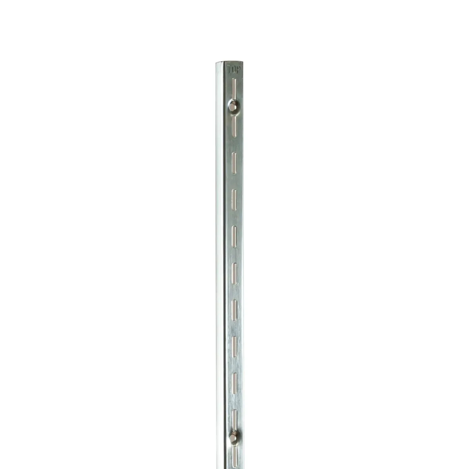 48" Medium 1/2" Slots 1" Standards Satin Zinc Econoco SS10/48 (Pack of 10)