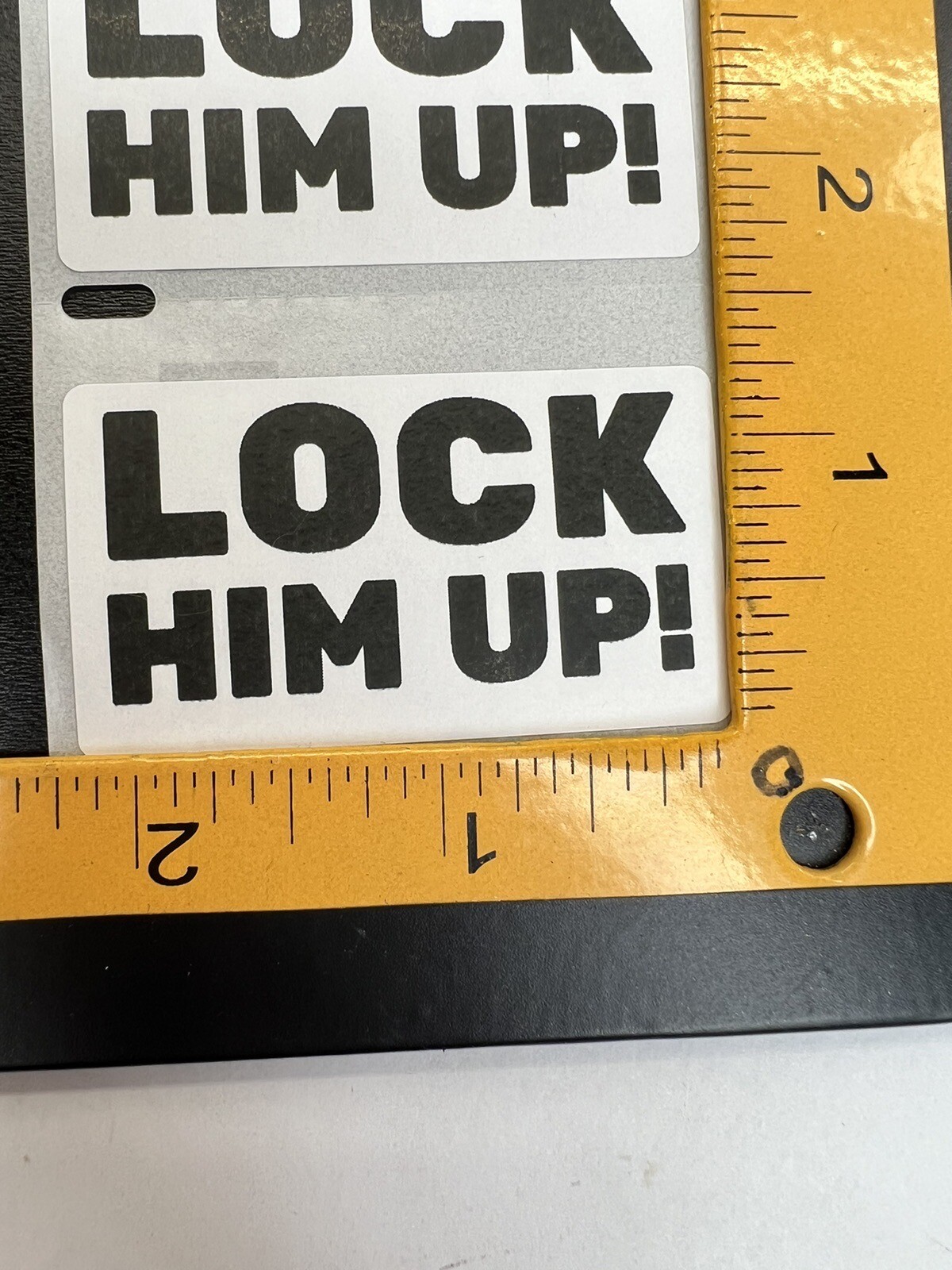 LOCK HIM UP! Anti-Trump Cheap Bulk Price Political Protest Stickers