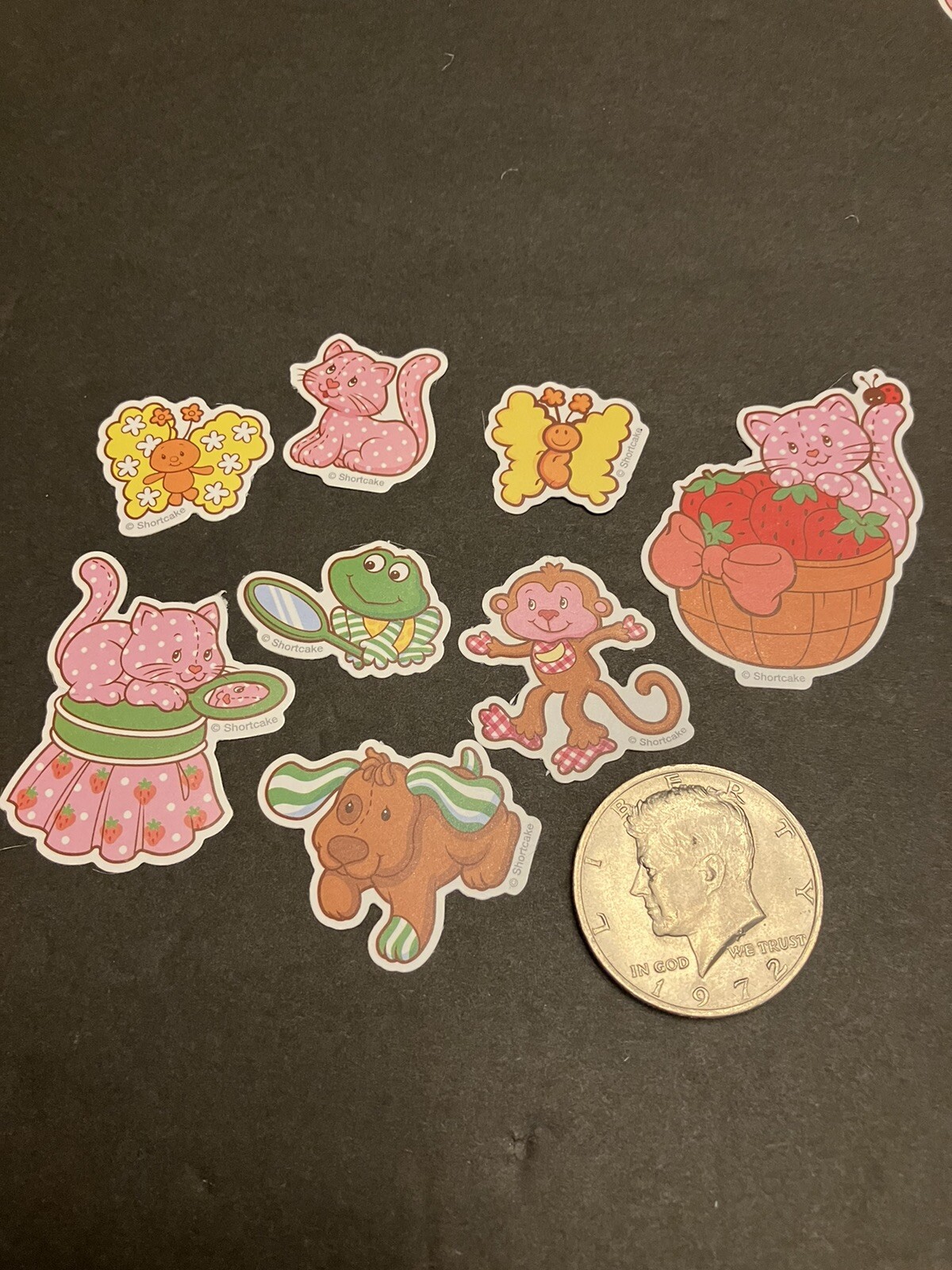 Strawberry Shortcake Matte Retro Vintage Design Stickers Pack Of 40
