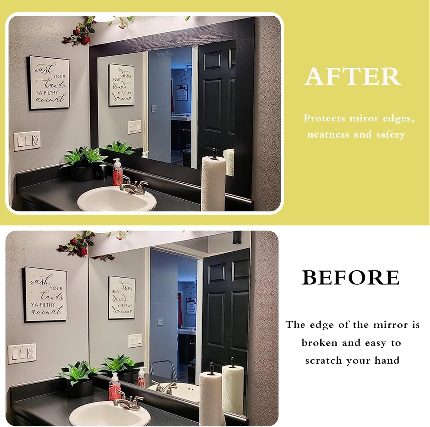 10M Waterproof Removable Black Wood Grain Wallpaper – Elegant Border Design