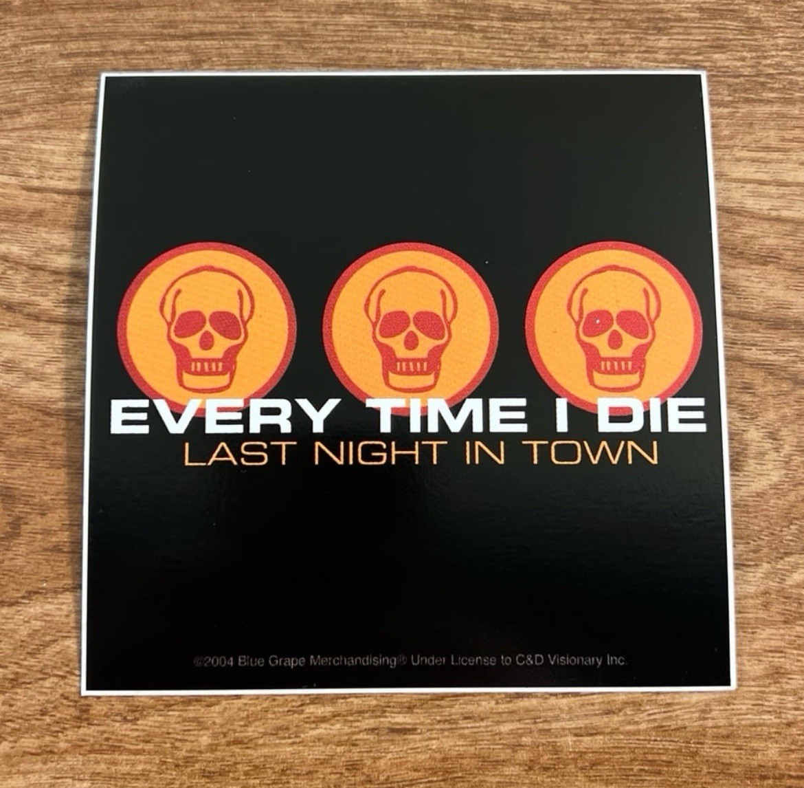 RARE 2004 Every Time I Die Sticker Pack (5)