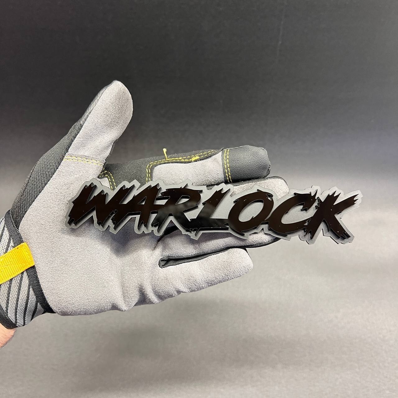 Warlock 3D Car Badge Fender Emblem – Grille Holder Acrylic Car Decal 1PC