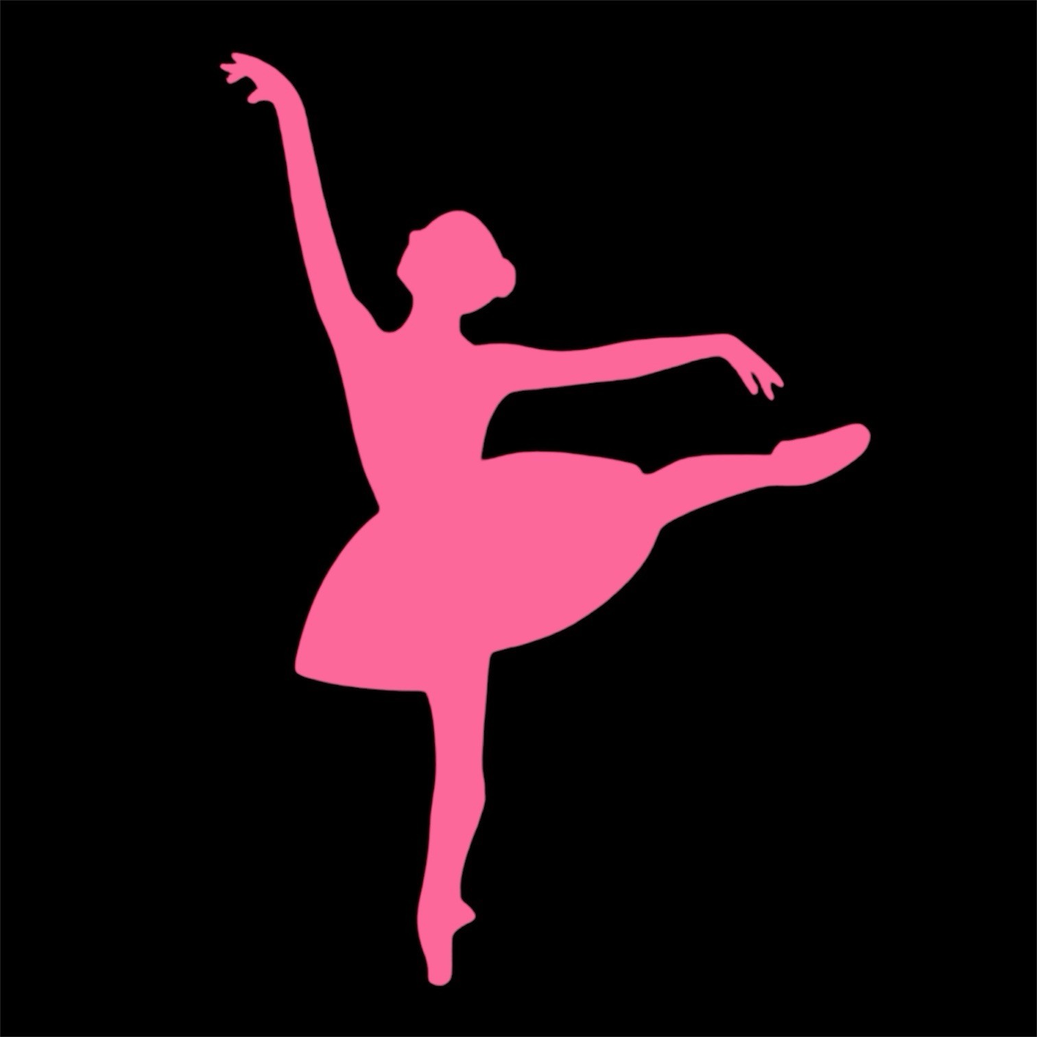 Ballerina dancing #3 Decal for car Windows Laptops most Smooth Surfaces