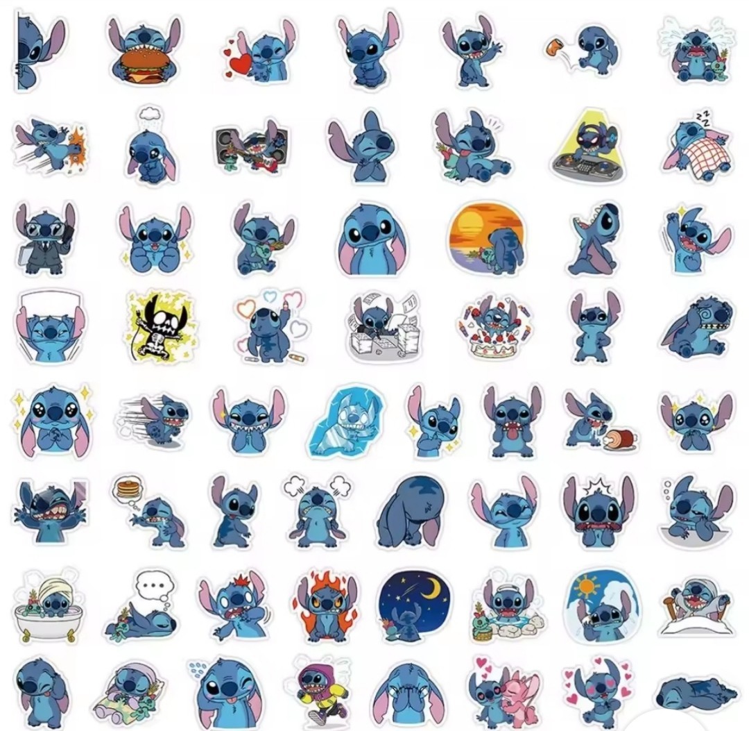20 PCS Mini Disney Lilo And Stitch Stickers BRAND NEW