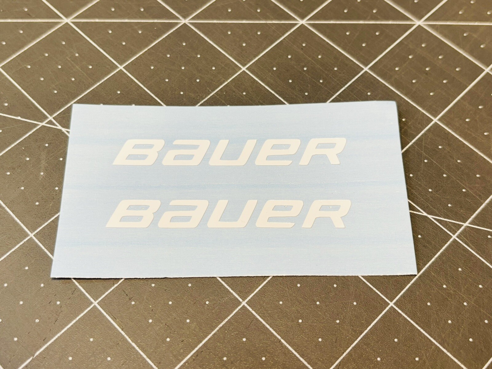 TWO Warrior Hockey Helmet Die Cut Vinyl Decals – Free Decal Offer Inside!