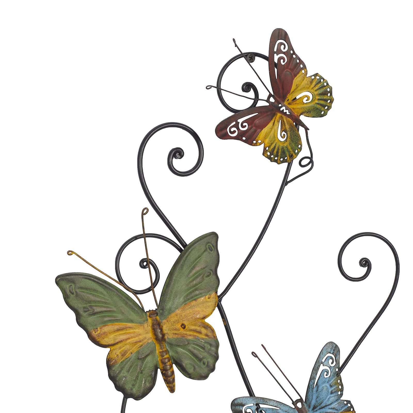 Deco 79 Metal Butterfly Home Wall Decor Indoor Outdoor Wall Sculpture with Sc…