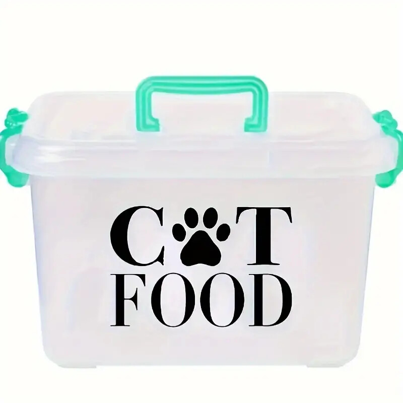 Dog OR Cat Food Decal 7.09" wide x 4.33" tall