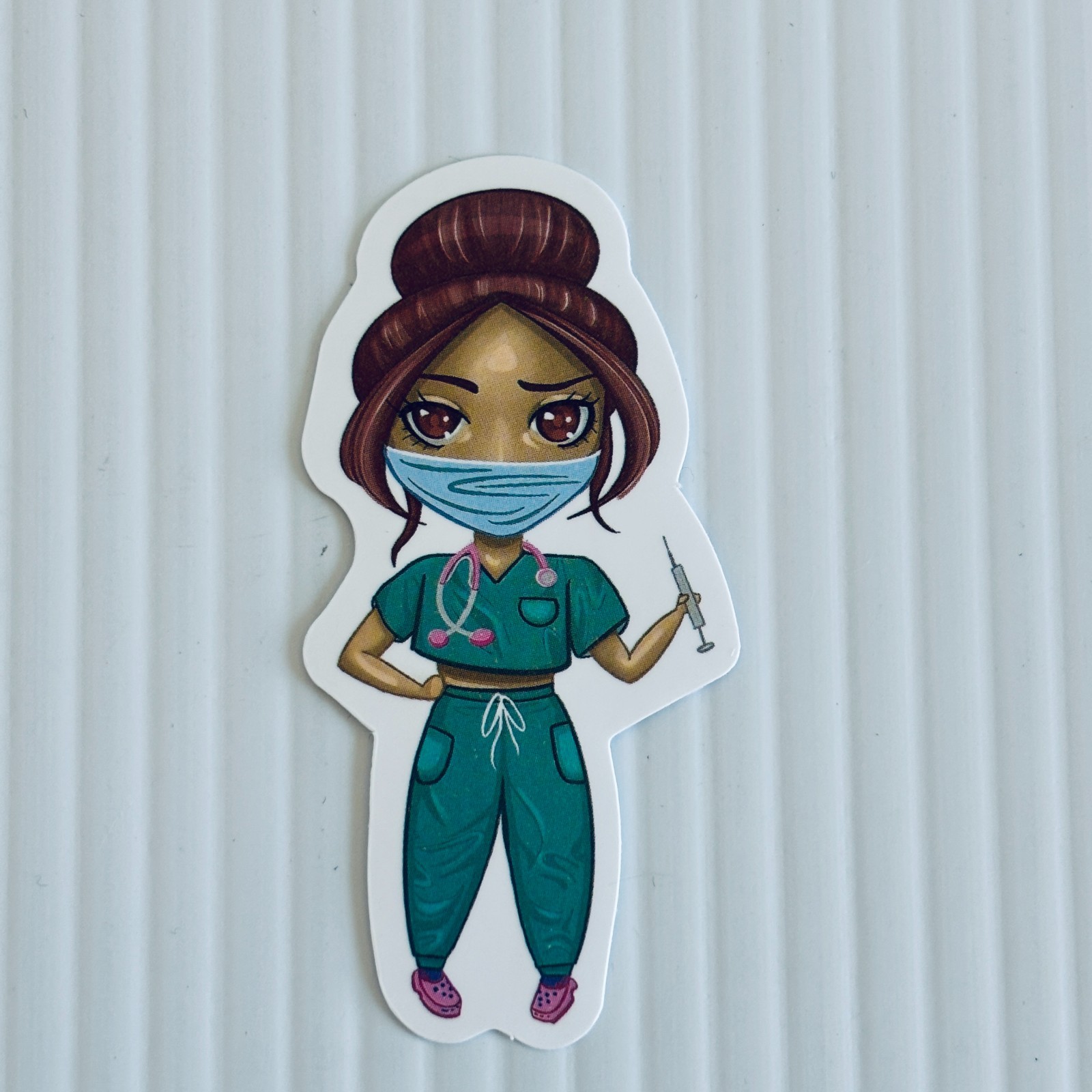 Healthcare Worker Nurse Sticker 2.5in