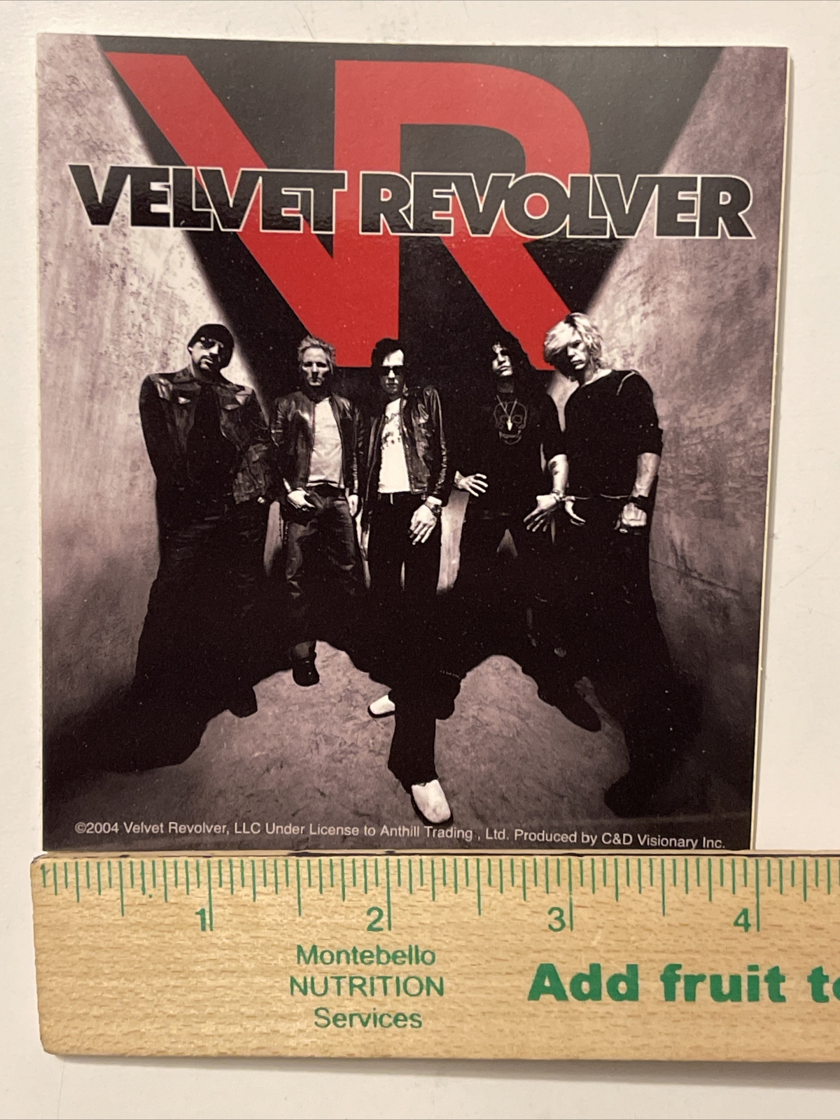 Velvet Revolver Vinyl Sticker: Licensed, New, Vintage 2004, Rare