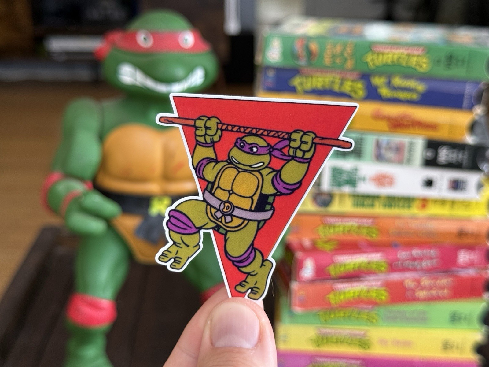 Retro TMNT Sticker Pack | 4 Vinyl Stickers | 80s Teenage Mutant Ninja Turtles
