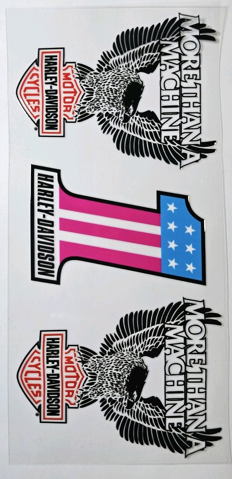 Harley UV DTF Transfer Sticker Wrap Tumbler UVDTF BUY 10+ GET COMBINED SHIP