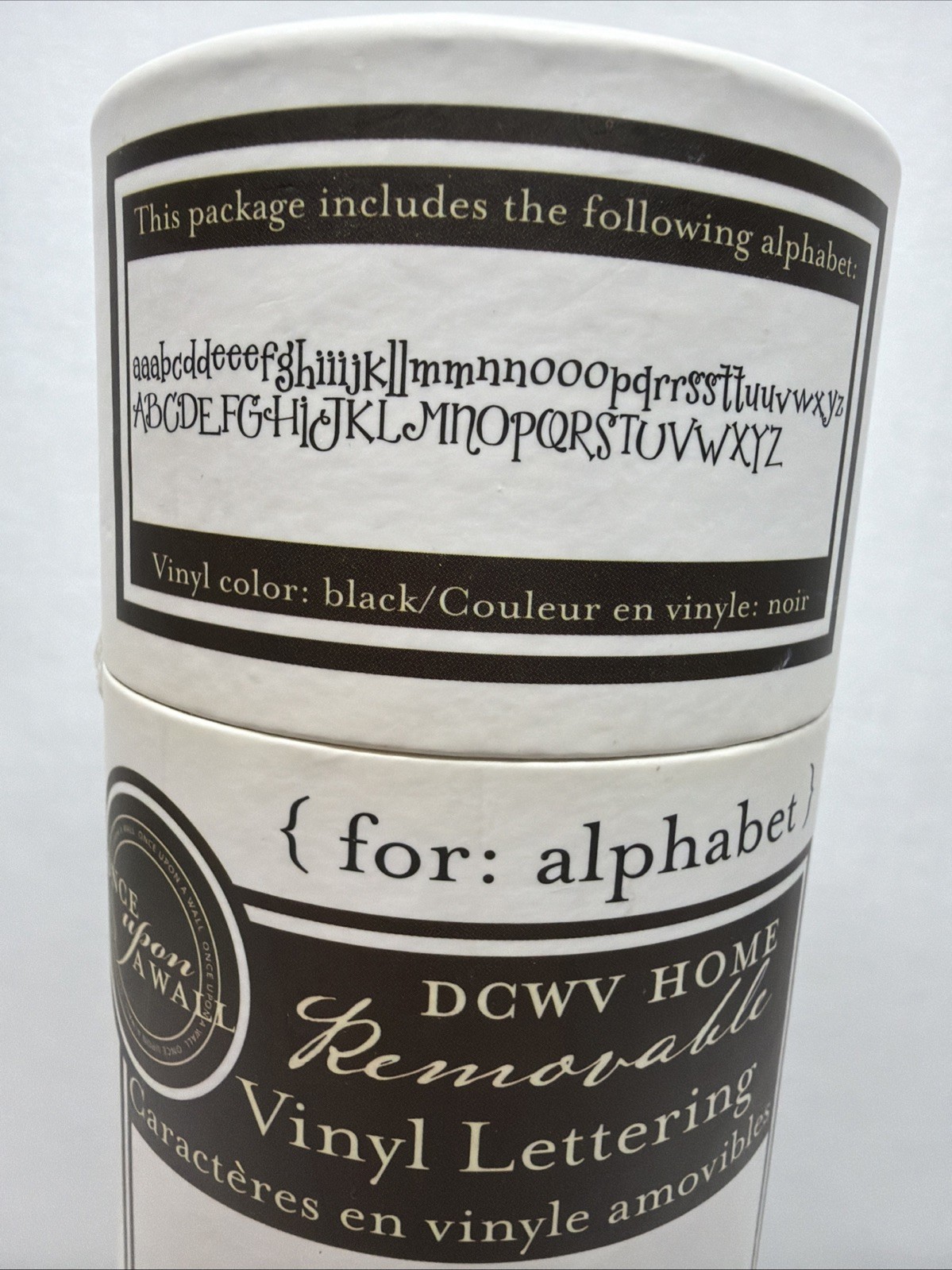 DCWV HOME Removable Vinyl Lettering. New Sealed.