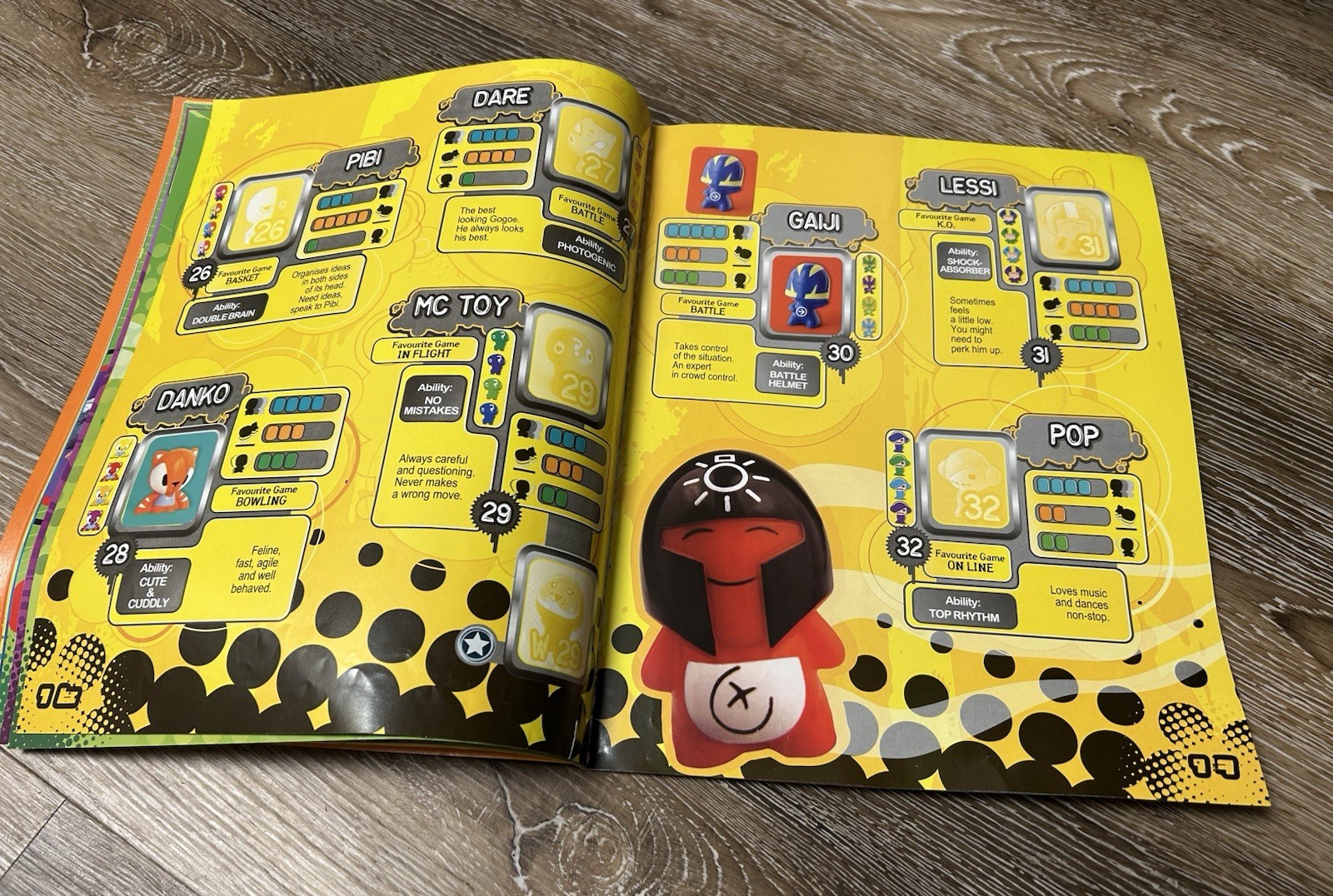 Gogo's Crazy Bones Series 1 Sticker Album -some stickers included!