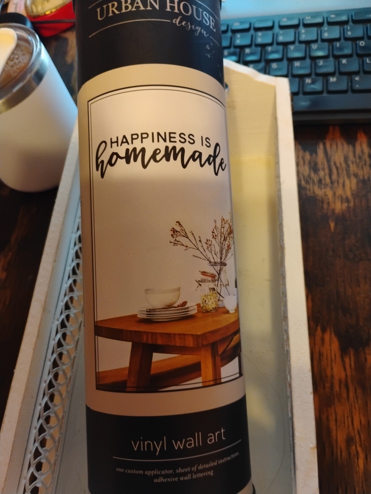 Urban House Of Designs Vinyl Wall Art HAPPINESS IS Homemade