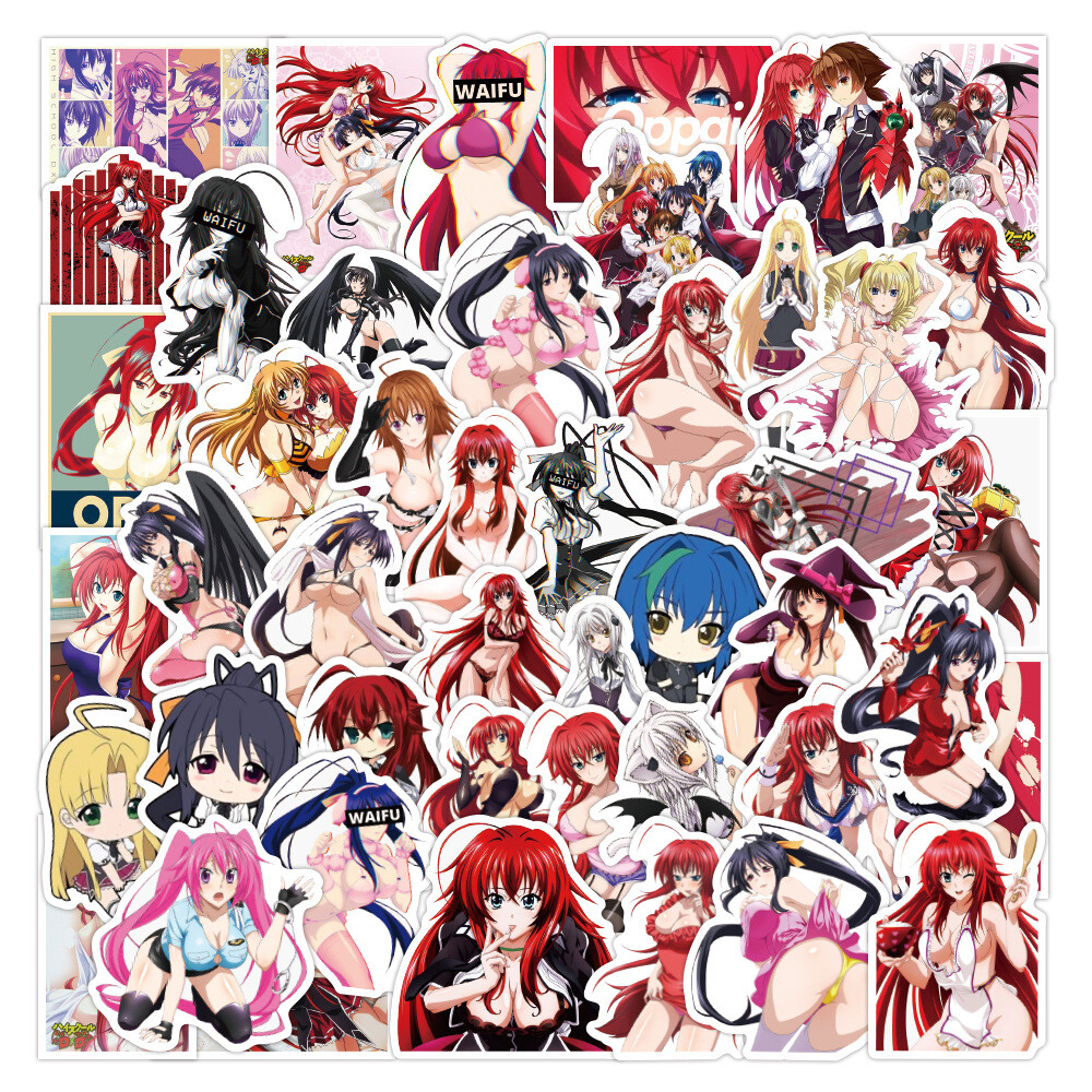 100Pcs High School D×D Sticker for Adults Teens Girls Scrapbooking Water Bottles