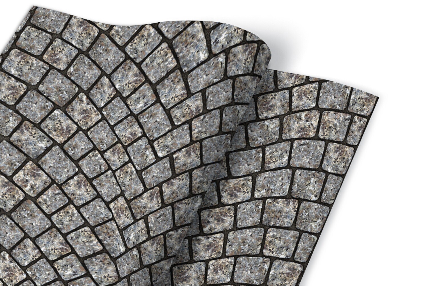 Decorative Sticker Veneer Furniture Wardrobe Table Adhesive Cobblestone 100×50