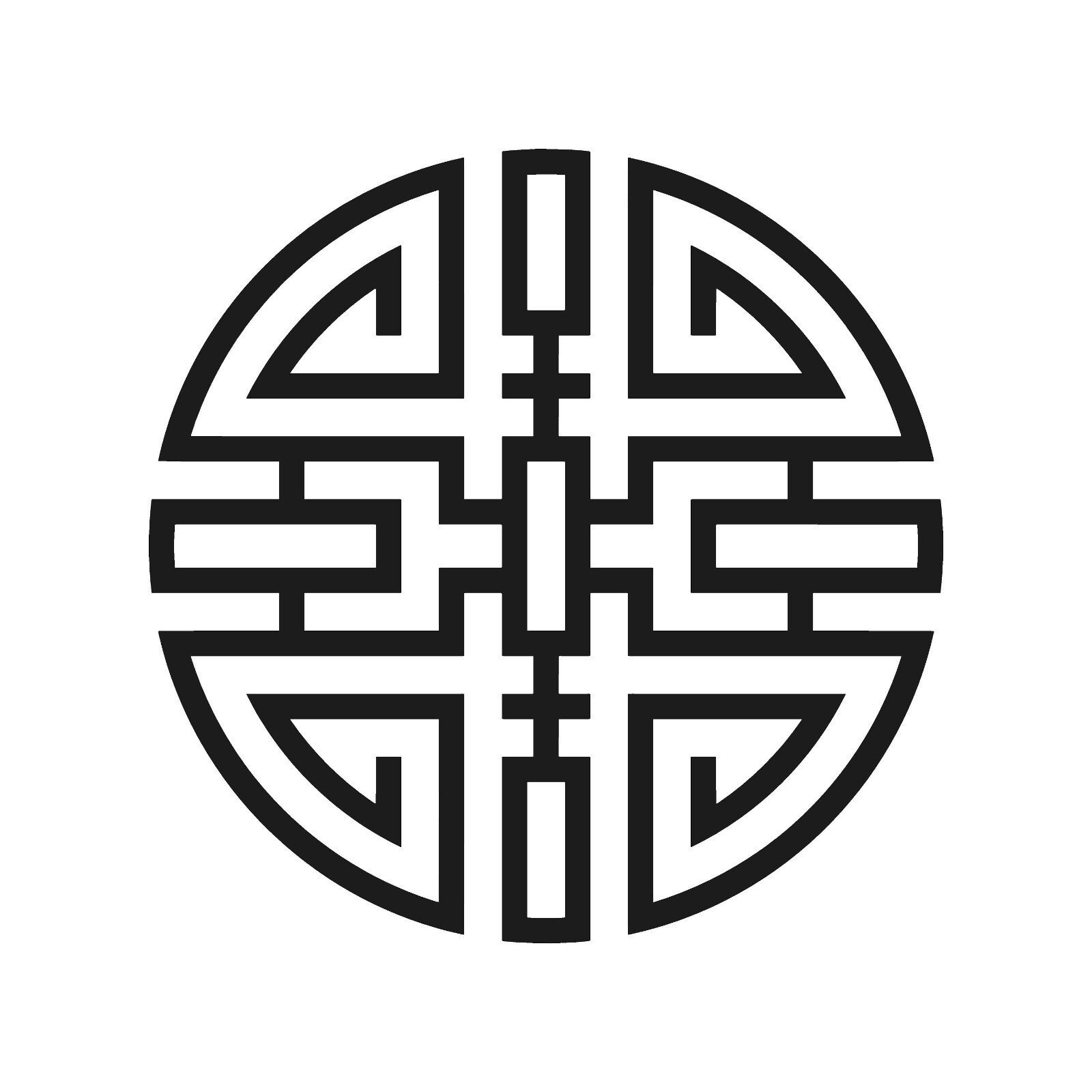 Cai symbol vinyl decal Good Fortune Chinese Symbol Sticker