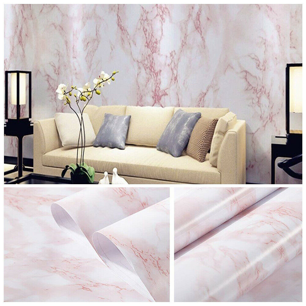 Marble Contact Paper Self Adhesive Peel & Stick Wallpaper PVC Kitchen Viny Film