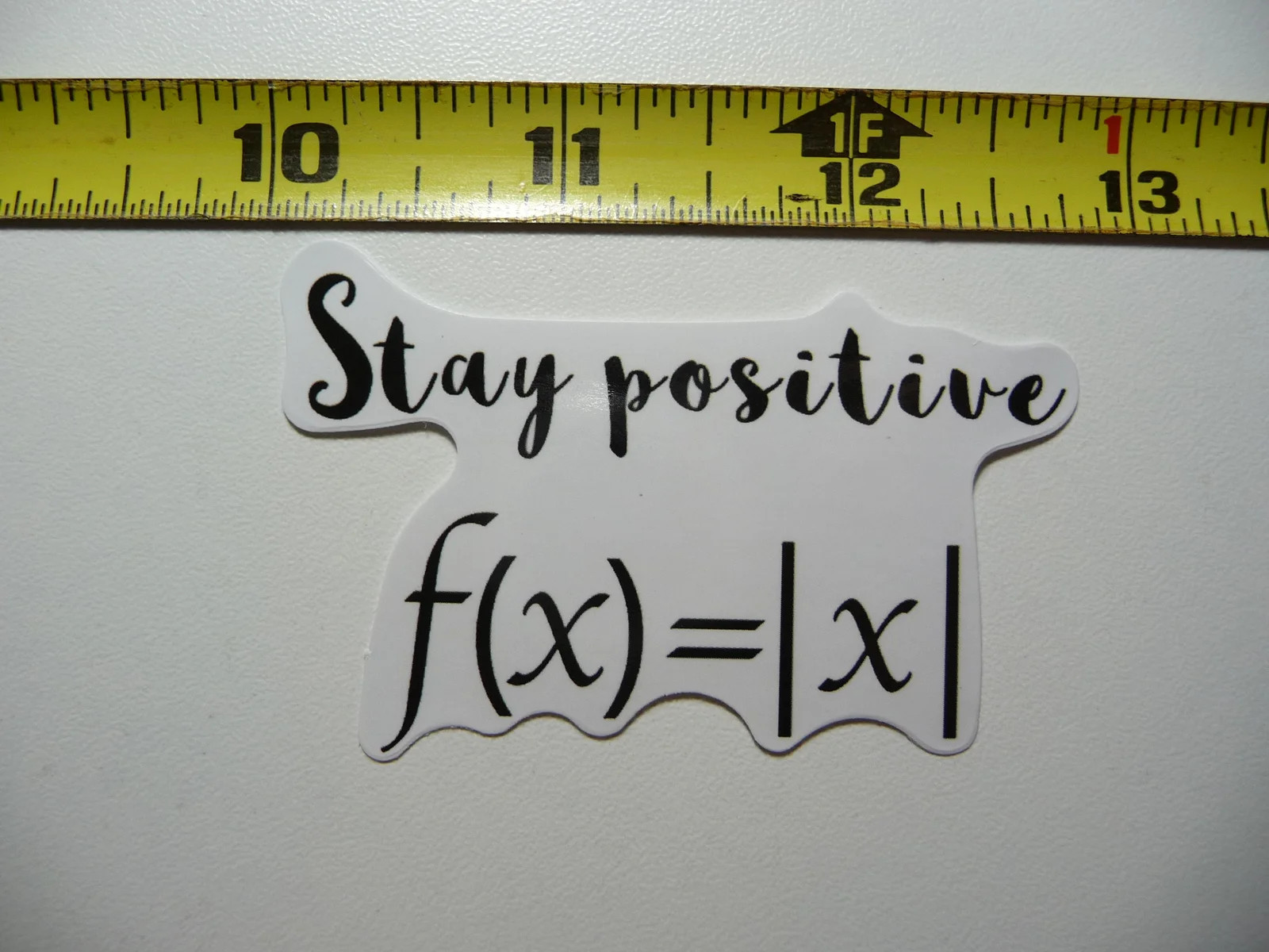 MATH STAY POSITIVE NUMBER STICKER DECAL SCHOOL TEACHER PROFESSOR MATHMATICS