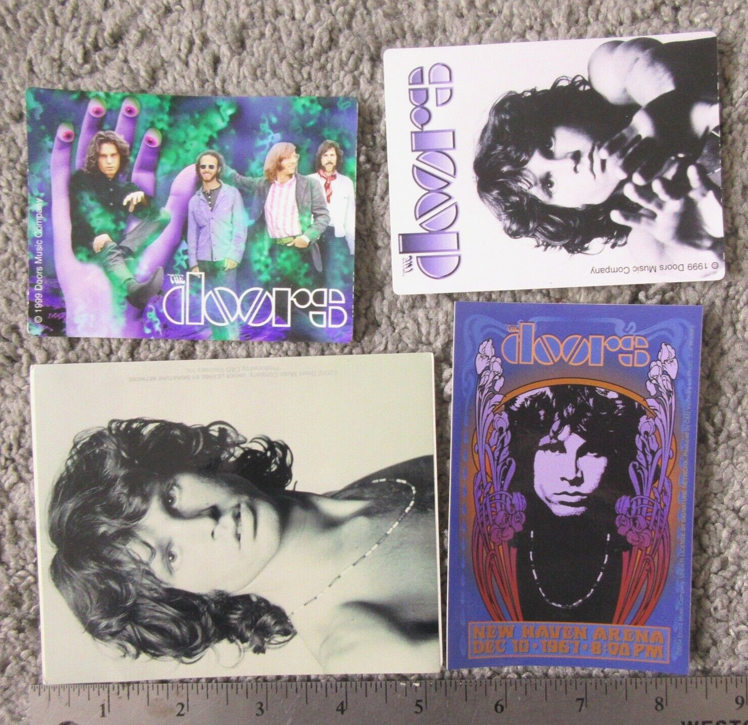 NEW VTG 1999 2000 THE DOORS STICKER LOT 70s MUSIC ARTIST MUSIC BAND PROMO MORRIS