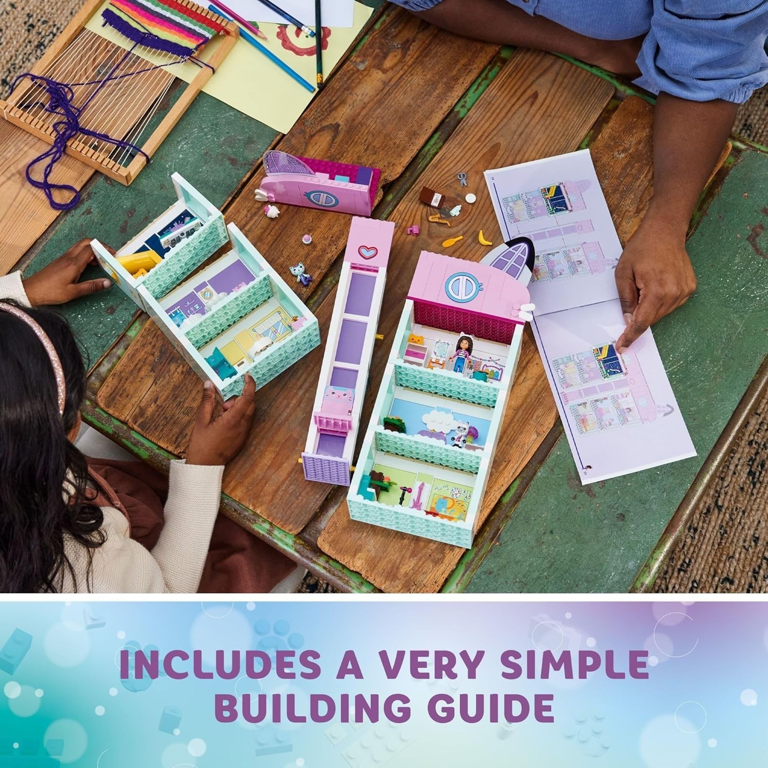 Gabby's Dollhouse Building Toy – Pretend Play Toy Figures & Playsets for Girls &