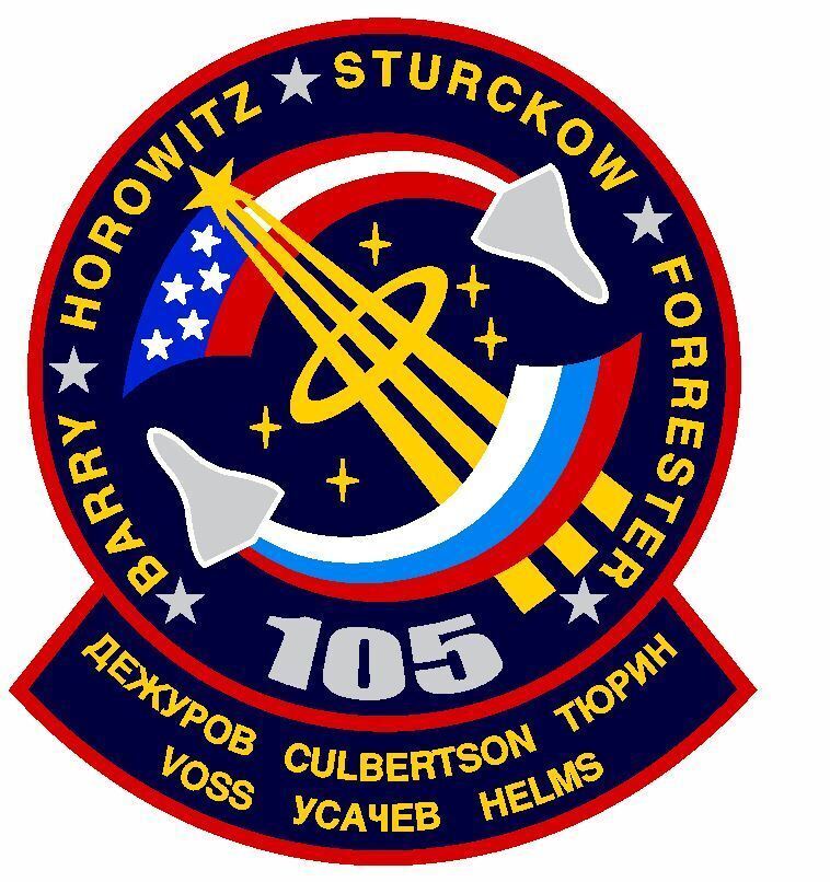 STS-105 Nasa Discovery Sticker Decal M527