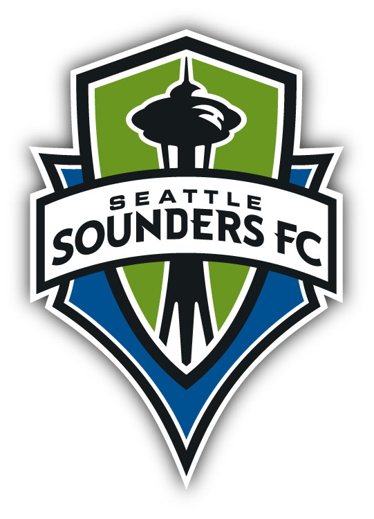 Seattle Sounders FC USA Soccer Football Car Bumper Sticker Decal 4" x 5"