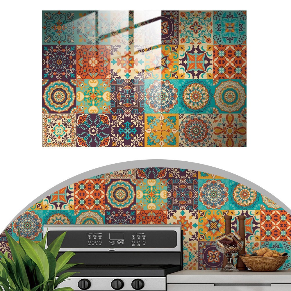 PVC Moroccan Tiles Easy to Apply in For Bathrooms and Kitchens Anywhere