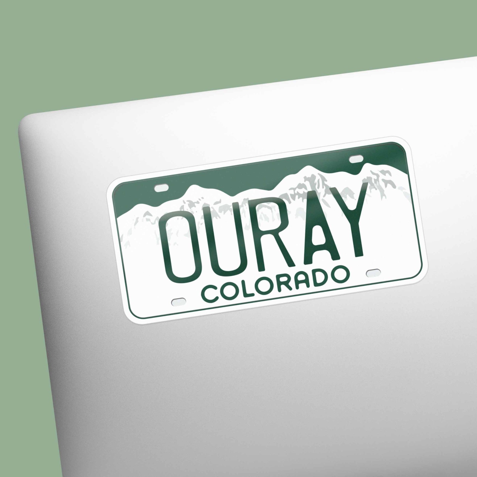 Colorado License Plate Stickers – Choose Your CO City or National Park Decal