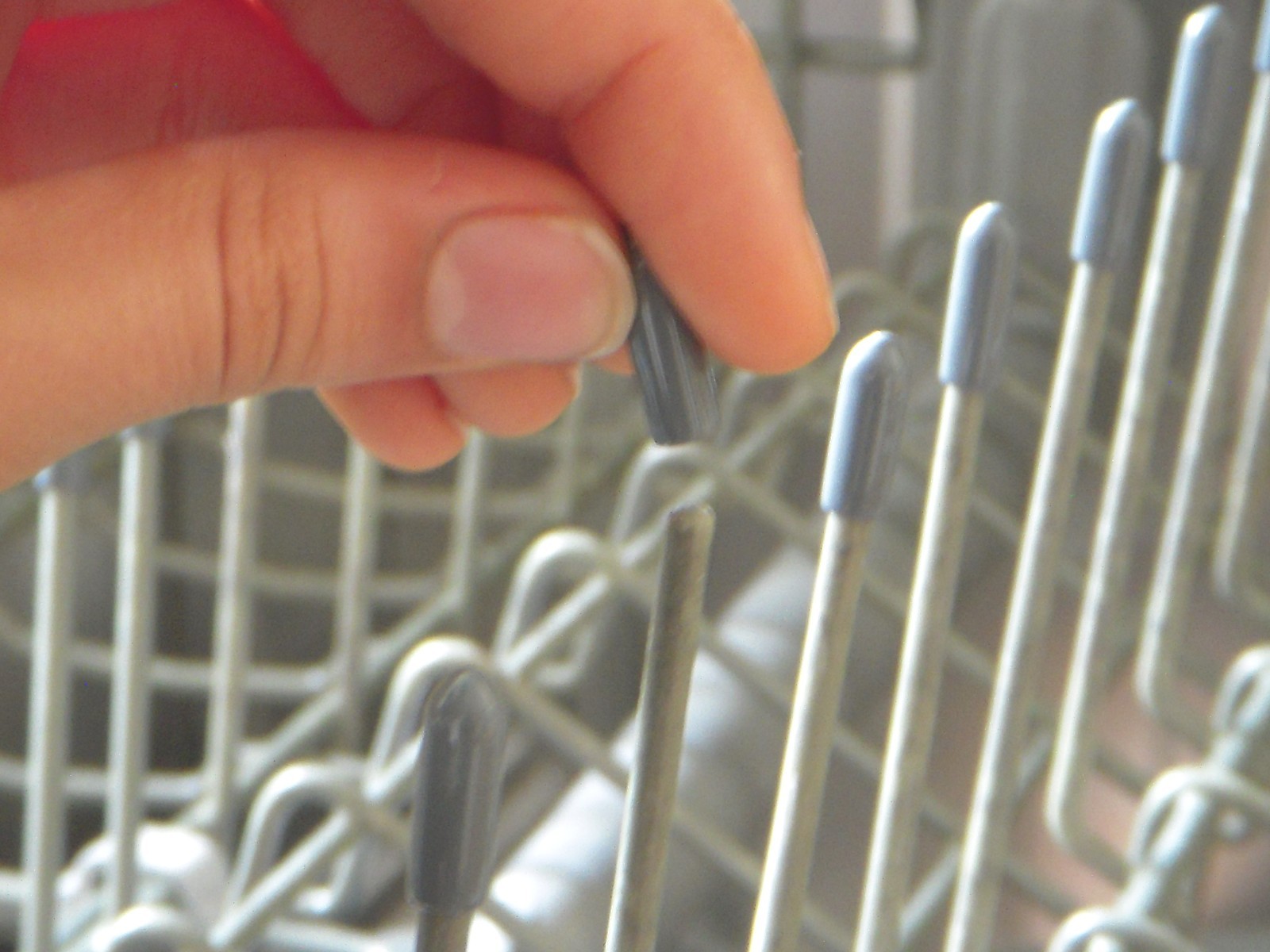 10 Universal Gray Dishwasher Rack Tip Tine Cover Cap Just Push On to Repair