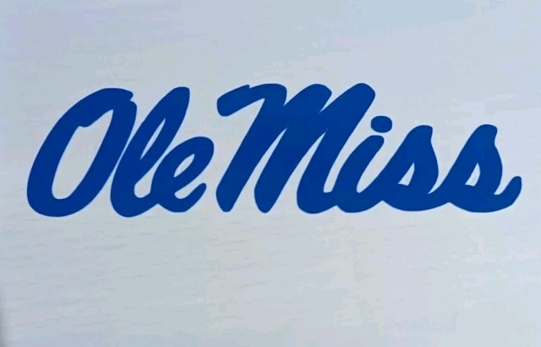 Ole Miss Rebels vinyl decal
