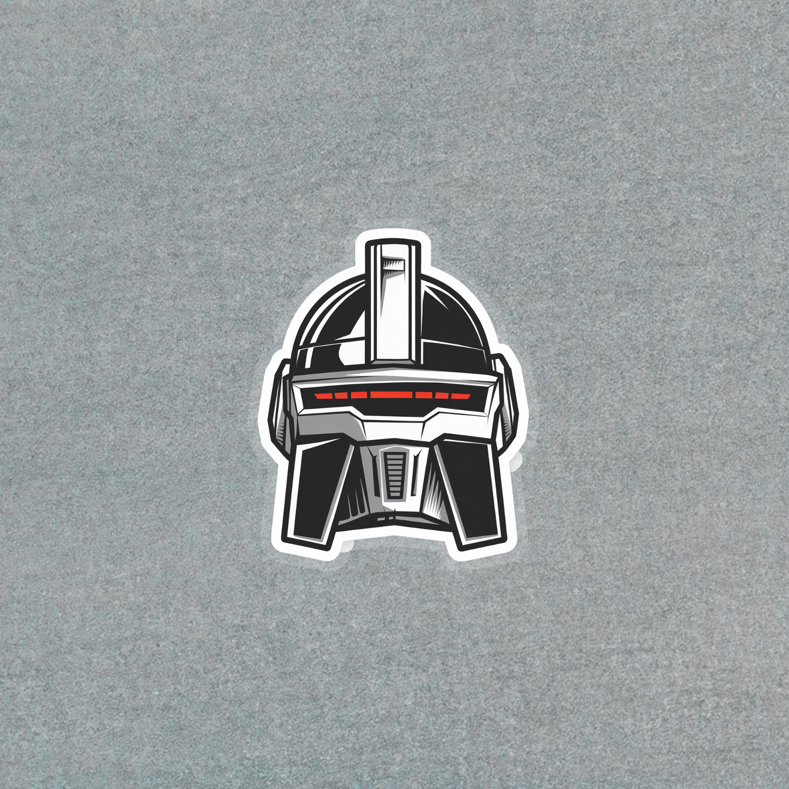 Cylon Centurion Helmet Sticker Battlestar Galactica Sci-Fi Decal #5735