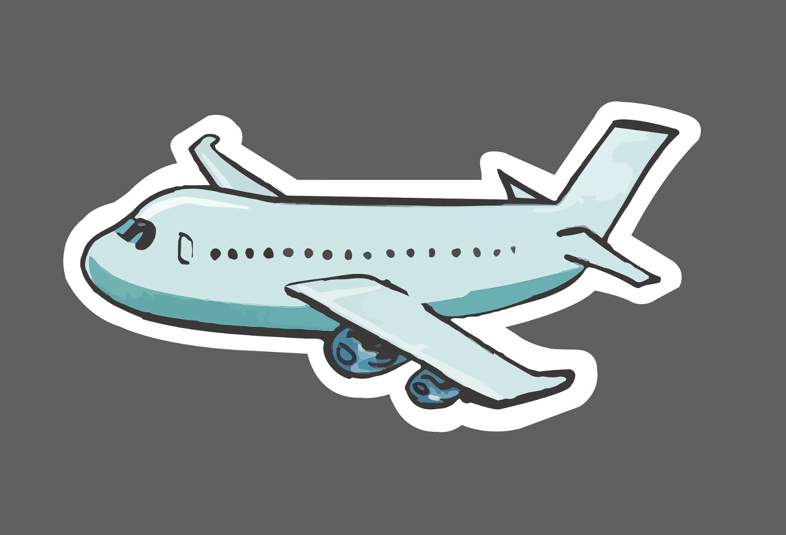 Airplane Sticker Flight Travel Waterproof – Buy Any 4 For $1.75 Each Storewide!