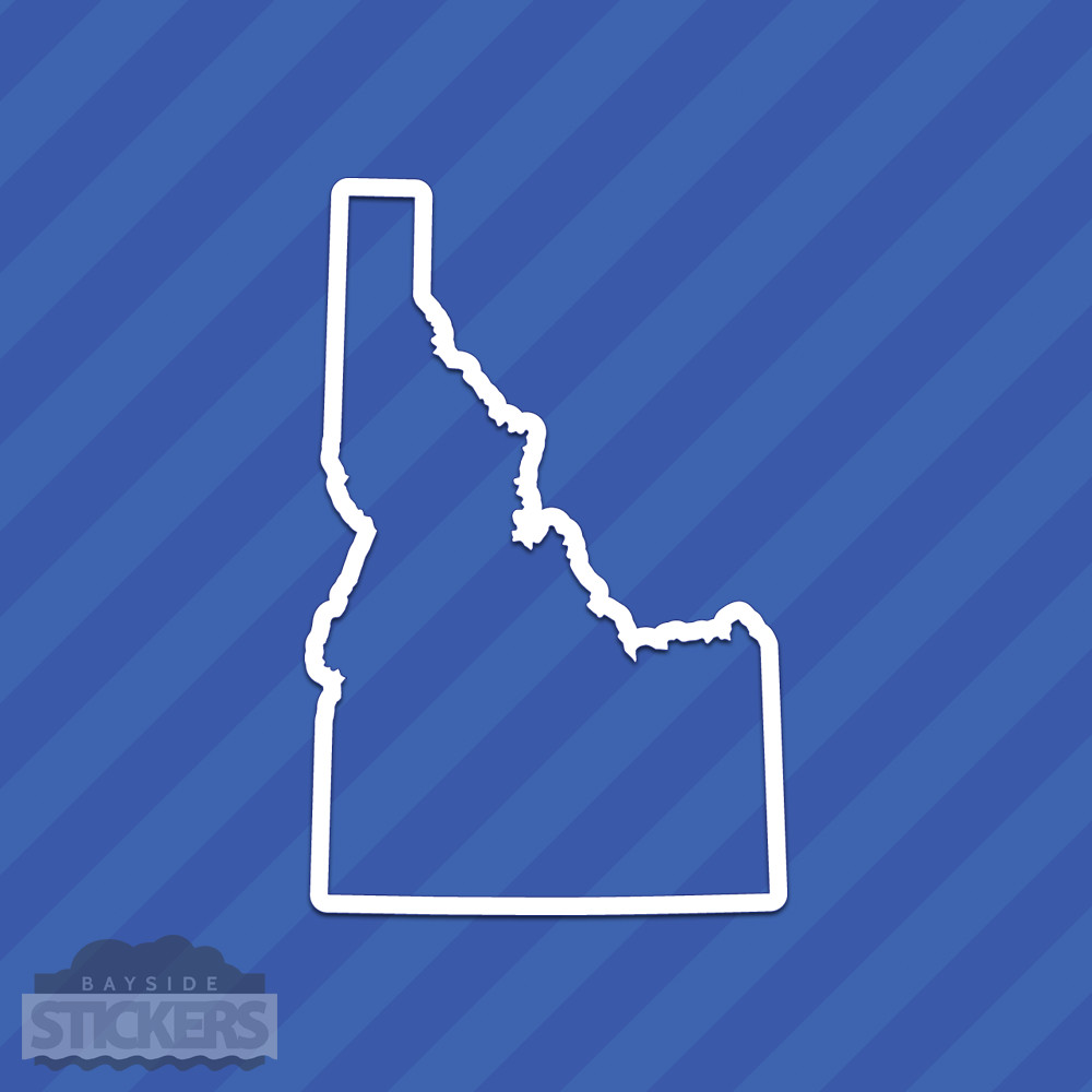 Idaho ID State Outline Vinyl Decal Sticker