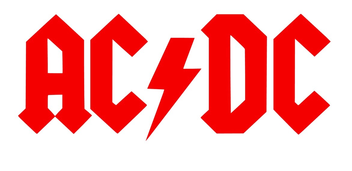 AC/DC Decal Car Window Skate Board Sticker iPhone Laptop Cell Phone Wall Mirror