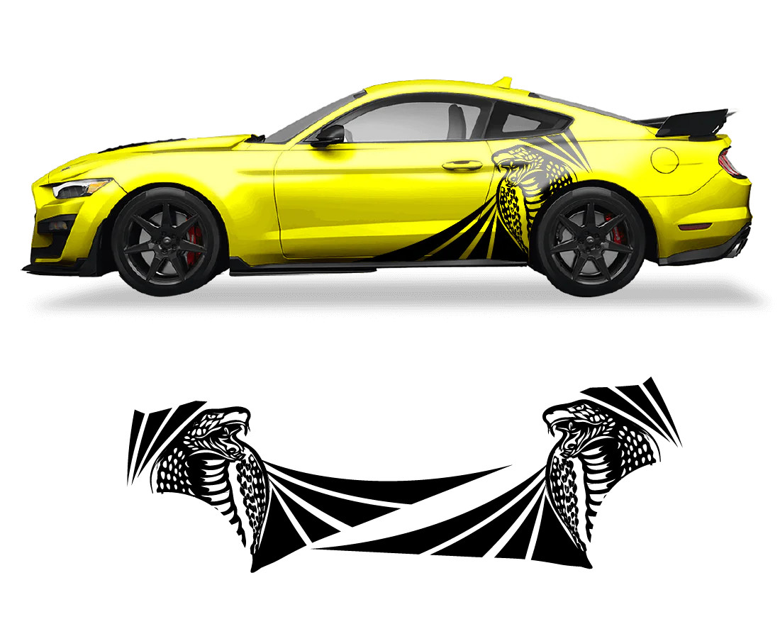 Aftermarket Ford Mustang Cobra Graphics
