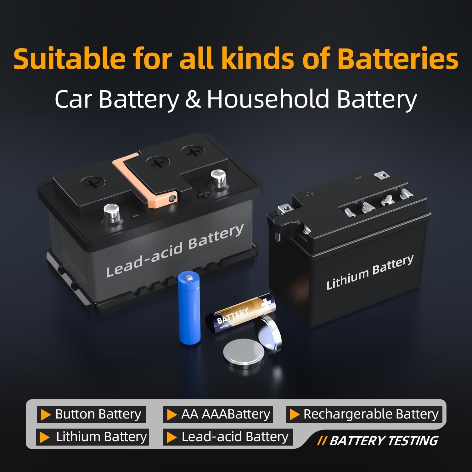 HRM-10 Voltage Internal Resistance Battery Tester，Battery Voltage Mete…