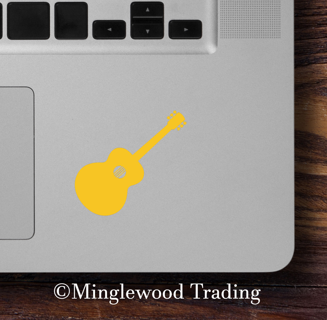 Acoustic Guitar – Vinyl Decal Sticker – Bluegrass Folk Country Music
