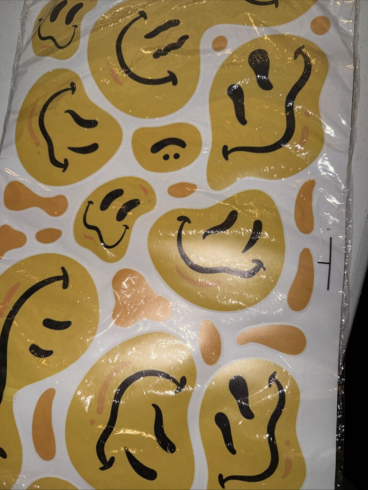 Smiley Face Wall Decals 2 Sheets