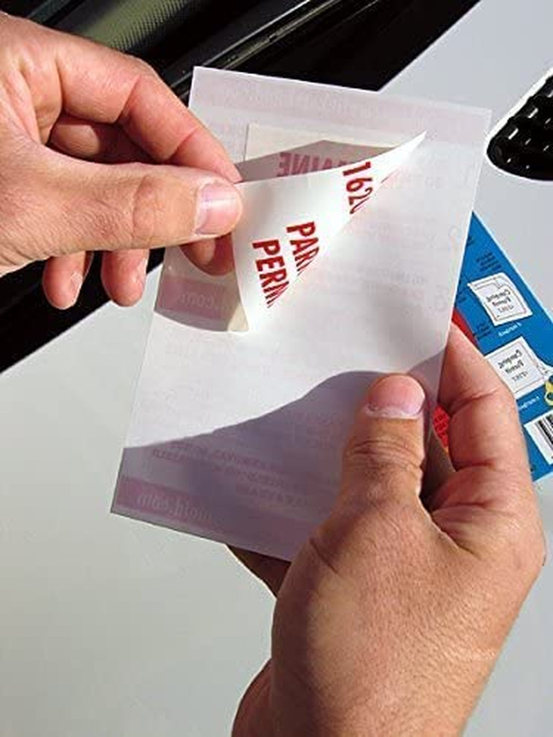 Windshield Sticker Applicator for Easy Application, Removal and Re-Application f
