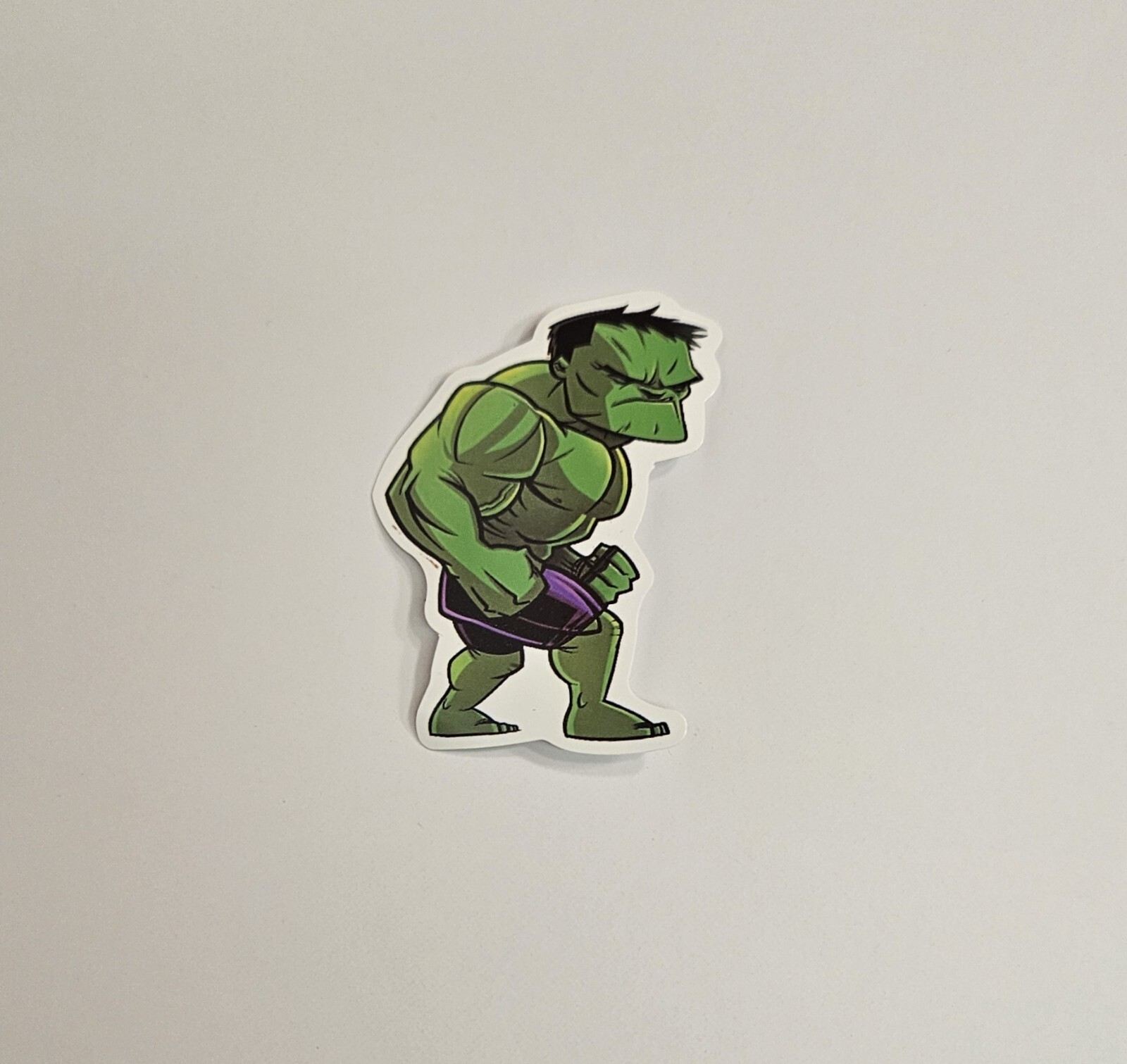 The Hulk Getting Angry Cartoon Sticker / Avengers Superhero Skateboard Decal