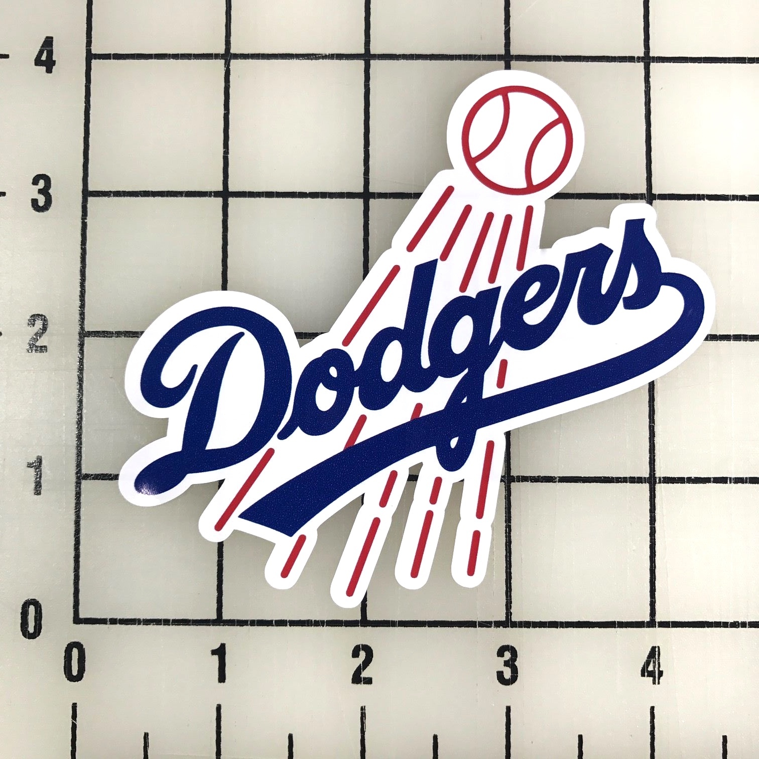LA Los Angeles Dodgers MLB 4" Wide VInyl Decal Sticker – BOGO