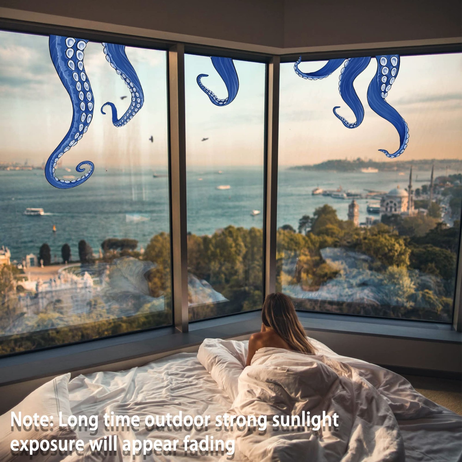 Kraken Octopus Wall Decals – Tentacle Art Stickers for Bathroom & Living Room De