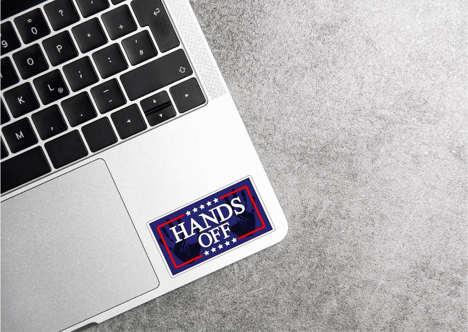 Hands Off Decal Sticker Anti Trump MAGA Democrat Liberal Political Protest