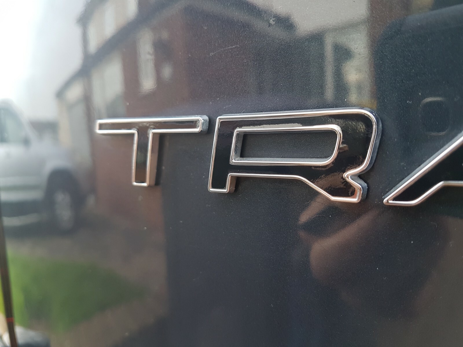 Transit Custom Badge Inlays insert back door Vinyl Graphics Colour Colours