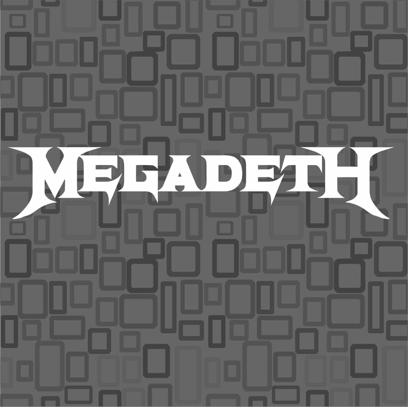 MEGADETH LOGO Sticker Vinyl Decal Car Truck Fun Megadeth Band Logo