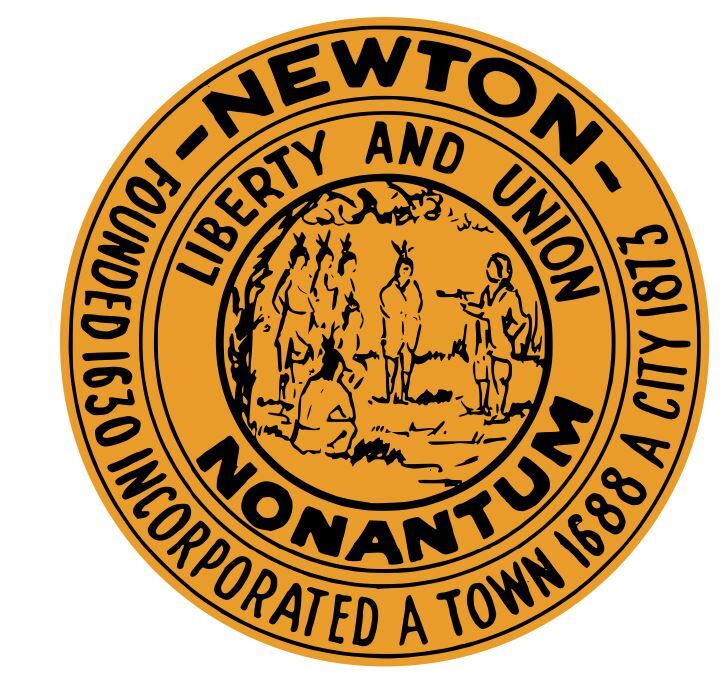 Newton Massachusetts Seal Sticker Decal R7546