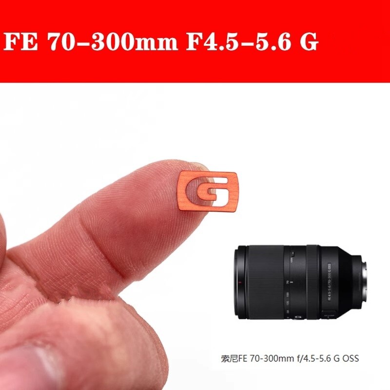 For SONY Black G to Red GM Master lens label accessory G Master Metal label