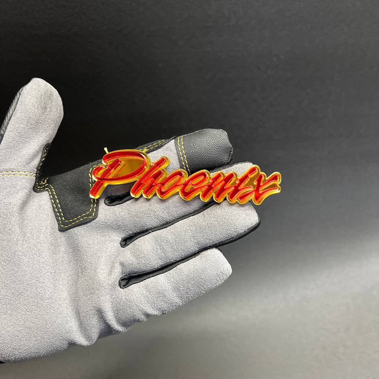 1PC PHOENIX 3D Text Car Badge Emblem Fender tailgate Racing Decal