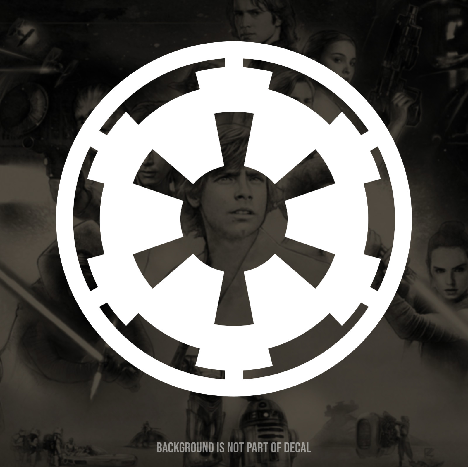 Star Wars Galactic Empire – Imperial Order Vinyl Decal Sticker
